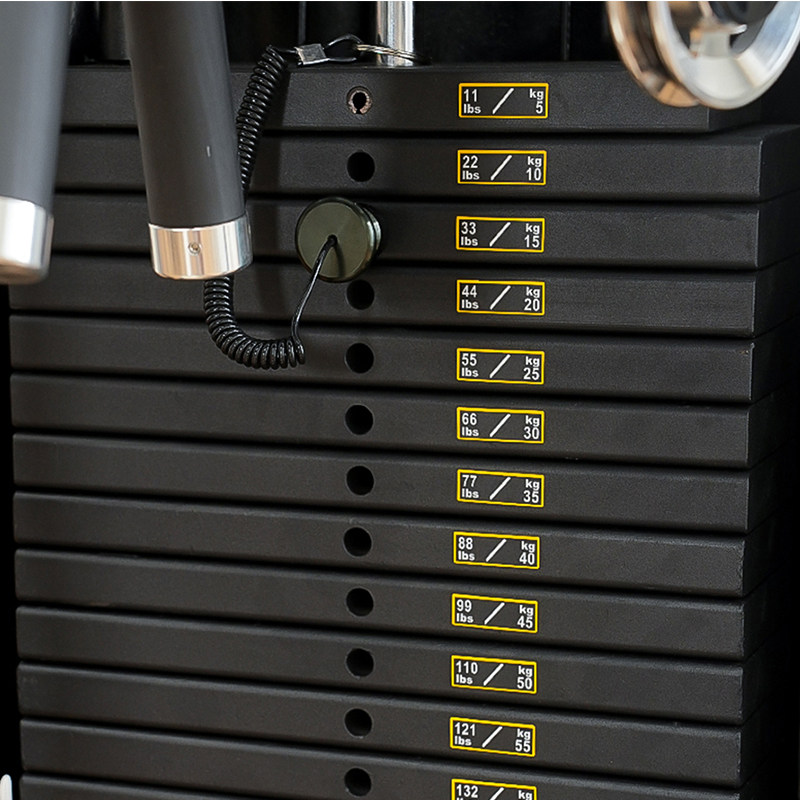 加重块标签贴健身器材加重块标贴健身房力量器械配重块标签贴纸 - 图0