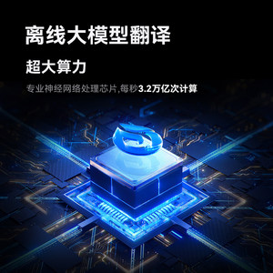 【保价双11】科大讯飞双屏翻译机2.0实时对话翻译器出国旅行商务出差会议翻译机同声翻译器多国语言咨询客服