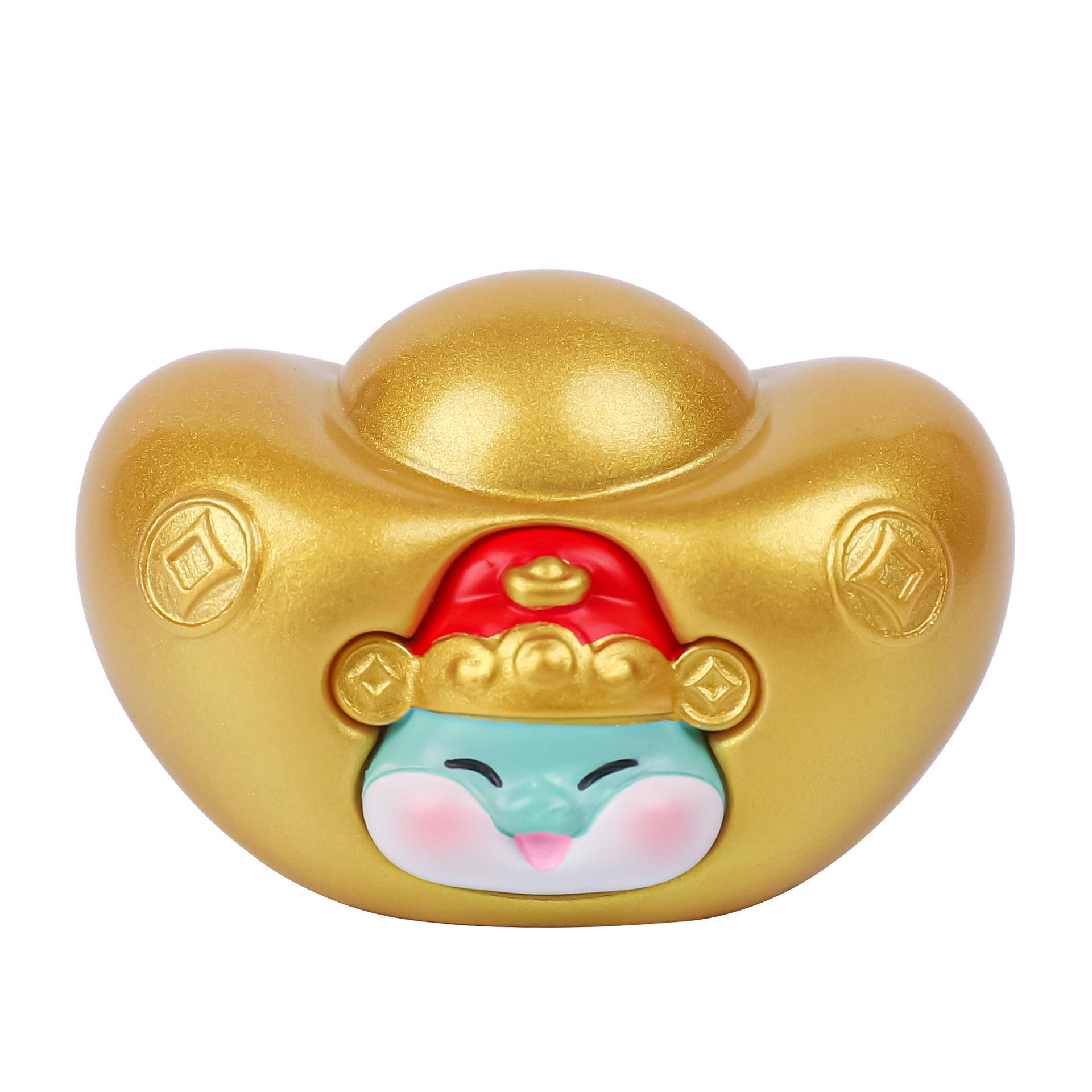 十二生肖元宝摆件创意金元宝树脂摆件家居装饰品汽车中控台礼物 - 图3