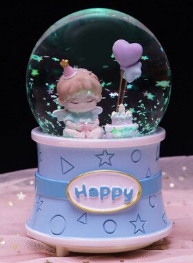 八音盒生日快乐创意卡通音乐盒