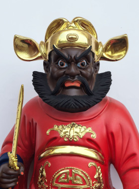 钟馗神像树脂佛像钟馗摆件钟馗真身树脂佛像家用