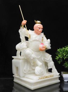 汉白玉孙悟空玉石庭院