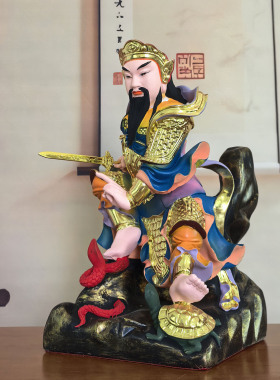 玄天上帝神像树脂16寸真武祖师玄武大帝神像神像树脂佛像