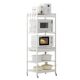 Kitchen microwave oven multi-layer storage rack