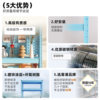 Bay blue ultra-thin perforated board storage rack