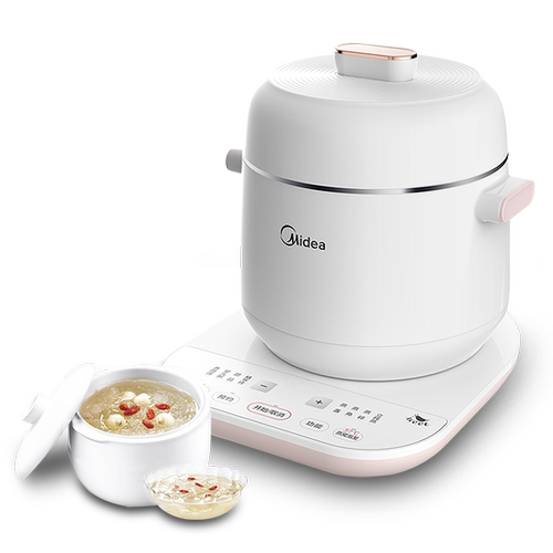 Midea/美的MD-WBZS0801F原厂迷你0.8L白陶瓷燕窝炖盅煲汤内胆盖子 - 图3