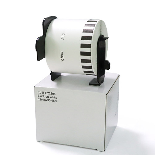 DAT适用兄弟QL-1110NWB/500/500A/560标签纸DK-22205色带连续贴纸QL-570NM/600/650TD/710W条码打印机热敏纸 - 图0