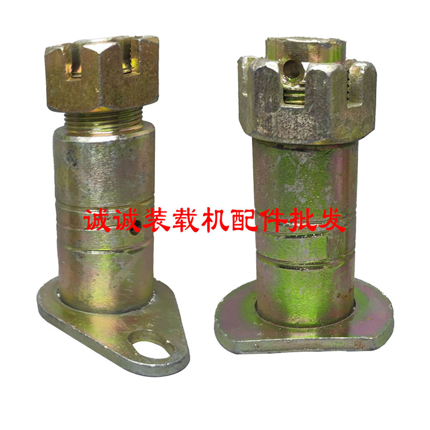 小型装载机小铲车交接轴销子带花帽转向销30 35车丝轴 连接销带丝,淘宝优惠券,粉丝福利购,淘宝优惠卷