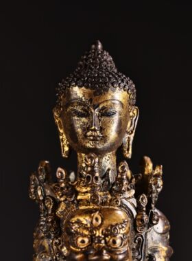 纯黄铜秽迹金刚降魔杵法器马头明王普巴橛带底座密宗藏佛法器摆件