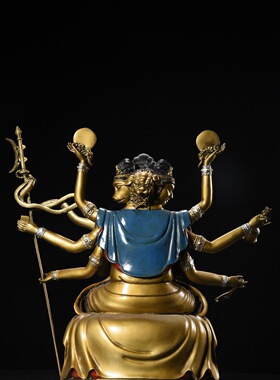黄铜斗姆元君摆件斗姆神像众星之母斗姆星君神像家居客厅装饰礼品