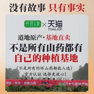 怀府人家 铁棍淮山药甄选10斤新鲜 焦作铁杆怀山药约棒河南土特产