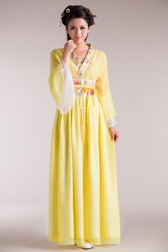 古装服装仙女清新淡雅汉服女中国风成人礼七仙女古代衣服公主小姐 - 图0