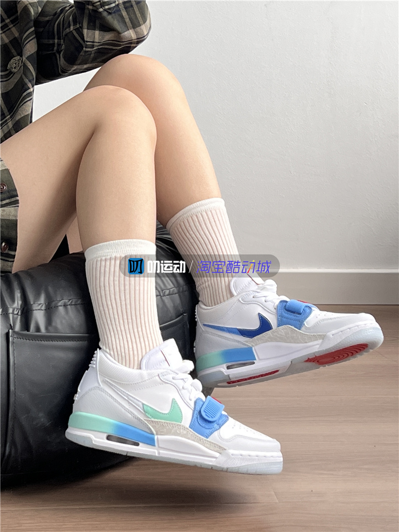 Air Jordan Legacy 312 灰蓝男女低帮CD7069休闲运动篮球鞋FN8896 - 图3