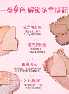 canmake/井田卧蚕眼影盘高光提亮