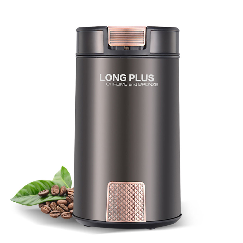 长柏磨豆机意式电动小型磨咖啡豆机 longplus磨豆机