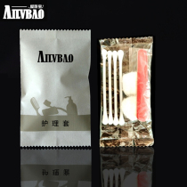 Hotel Disposable Care Bag Kit White eco-friendly paper bag Packaging with supplies cotton sign cotton ball nail file