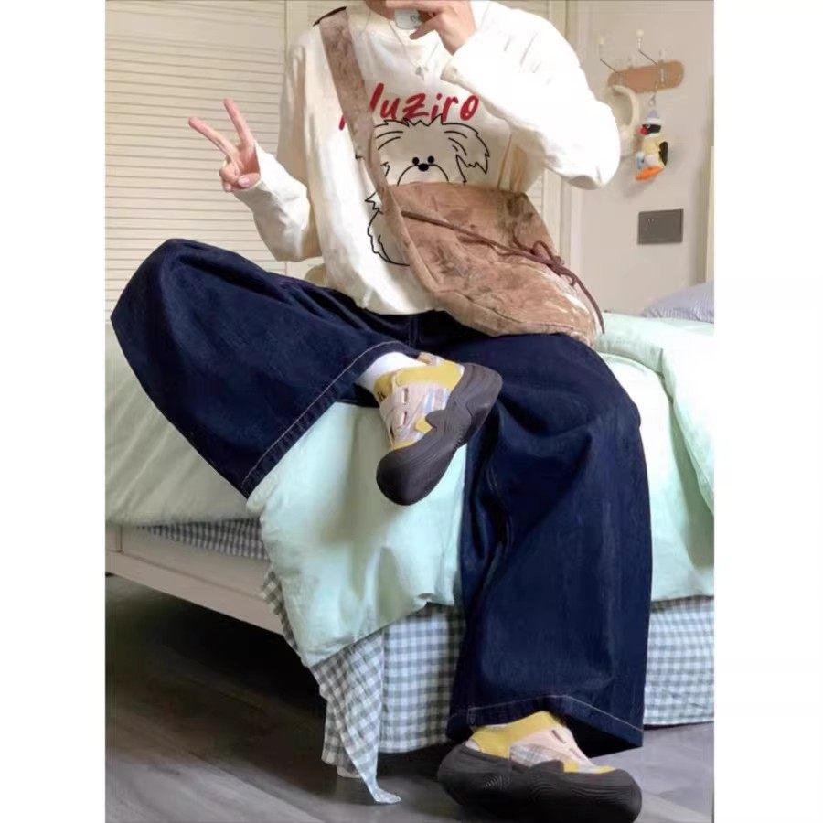 纯棉长袖T恤少女大童早春秋2026新款初中高中学生休闲打底衫上衣,淘宝优惠券,粉丝福利购,淘宝优惠卷