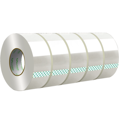 得力透明胶带大卷大号宽胶带透明胶快递打包封箱带批发加宽封口胶布胶纸封箱胶带6cm宽胶带封箱带 - 图3