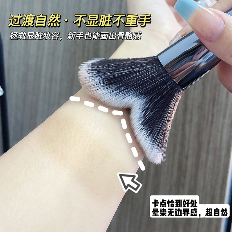 GECOMO下颚线修容刷 侧影阴影刷面部轮廓大号心形化妆刷晕染刷 - 图2