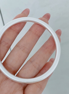 古法圆条手镯女款极简百搭约会通勤送女友妈妈礼物