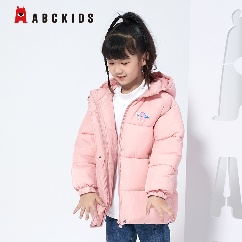 abckids童装儿童棉服2023冬季新品小孩棉衣外套冬装男女棉袄连帽_潮流品牌童鞋店企业店_童装/婴儿装/亲子装-第1张图片-提都小院