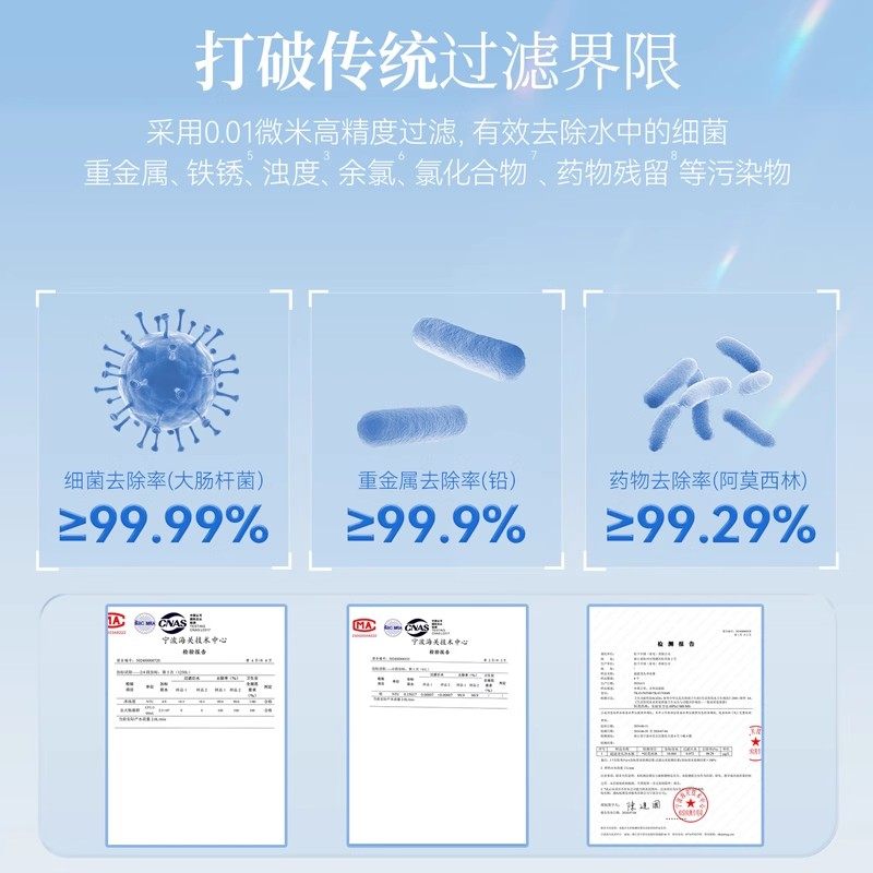 【日本滤材】松下水龙头净水器超滤家用直饮厨房自来水过滤器通用