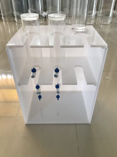 高透明亚克力有机玻璃管加工定制封底螺纹圆锥弯打孔模型实验仪器 - 图3