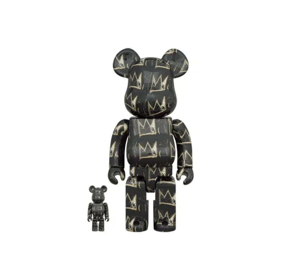 正品Bearbrick积木熊巴斯奎特8代1000% BE@RBRICK BASQUIAT暴力熊 - 图0