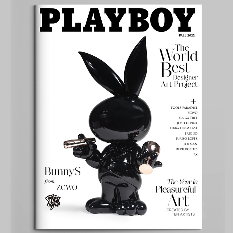 ZCWO花花公子PLAYBOY BunnyS邦尼兔潮玩手办摆件礼物潮流玩具艺术 - 图0