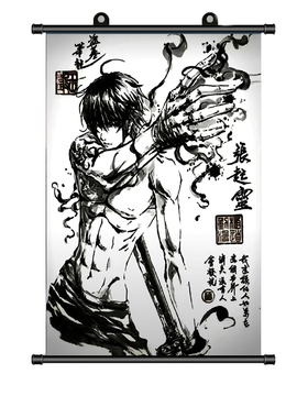 盗墓笔记张起灵闷油瓶瓶邪王道吴邪动漫海报挂画周边卷轴壁画定制