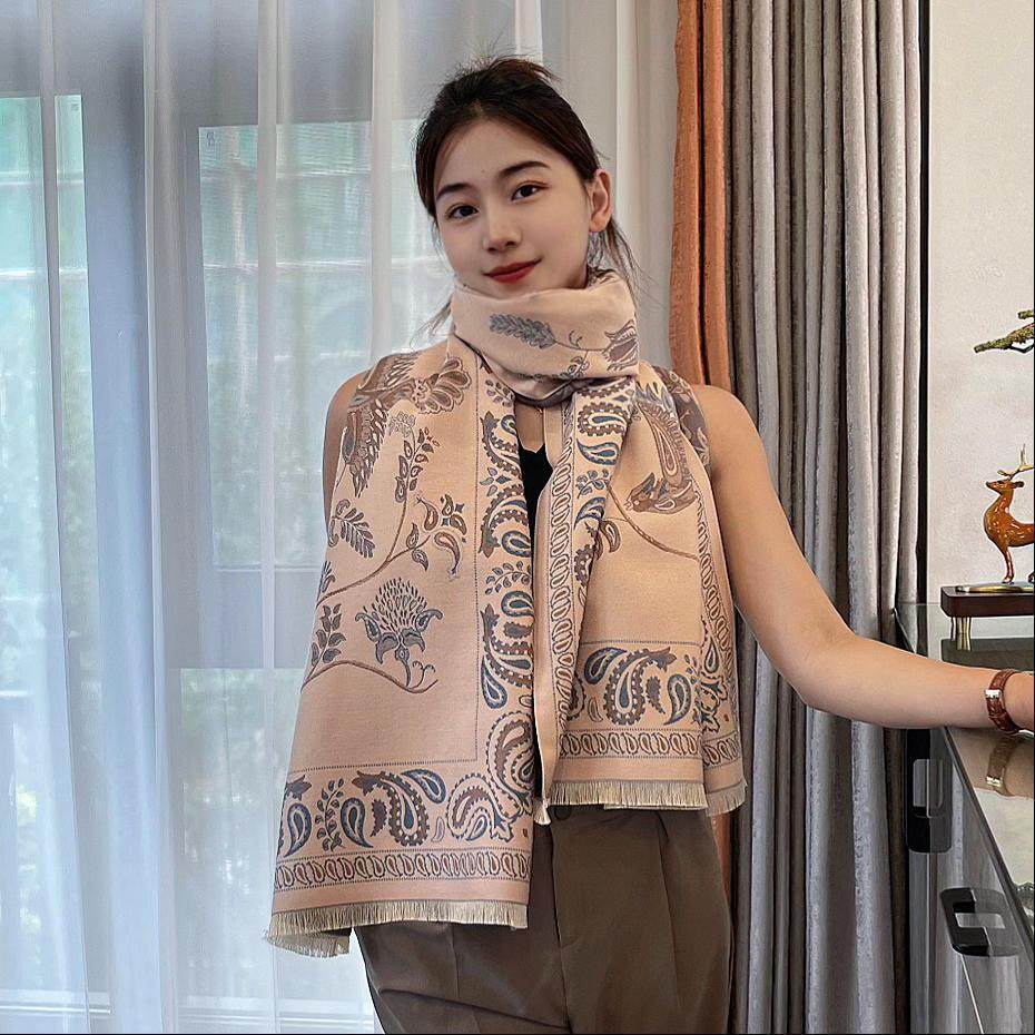 刘亦菲同款双面仿羊绒围巾办公室空调披肩保暖加厚围脖女秋冬季,淘宝优惠券,粉丝福利购,淘宝优惠卷