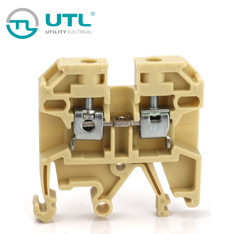 UTL尤提乐JUT2-2.5导轨组合式快速接线端子排阻燃可替代SAK2.5EN