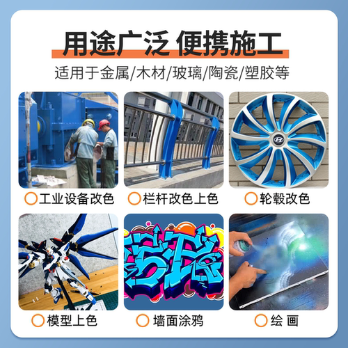三和自喷漆金属漆整箱大容量白黑灰色银色家具汽车专用防锈漆油漆 - 图2