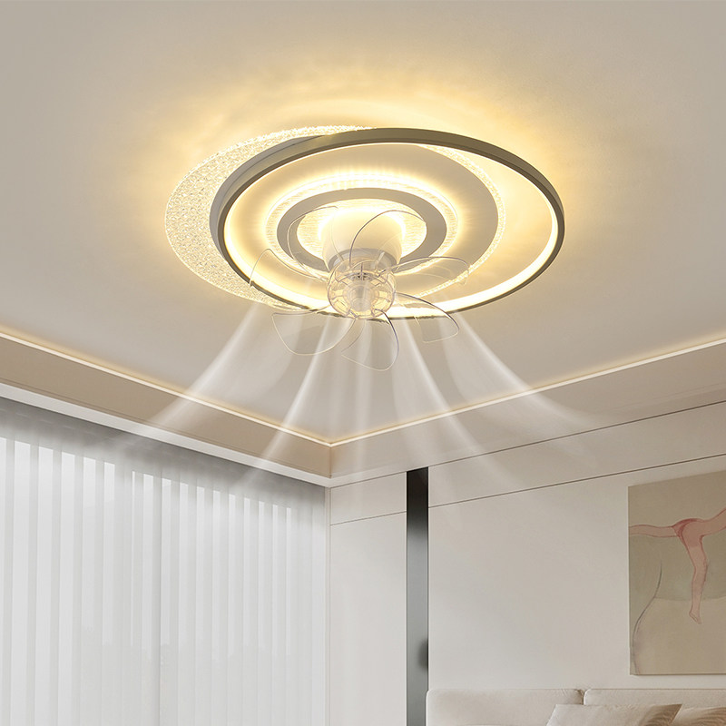 新款风扇灯卧室吸顶灯现代简约客厅餐厅灯全光谱护眼智能电扇灯具,淘宝优惠券,粉丝福利购,淘宝优惠卷