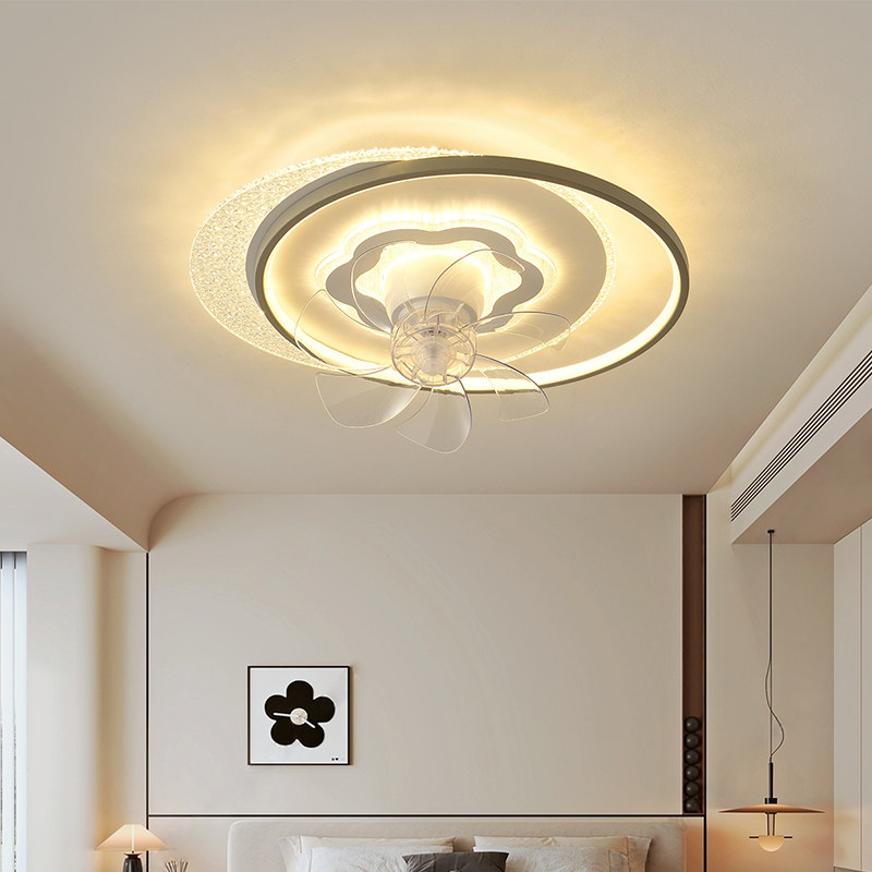 新款风扇灯卧室吸顶灯现代简约客厅餐厅灯全光谱护眼智能电扇灯具,淘宝优惠券,粉丝福利购,淘宝优惠卷