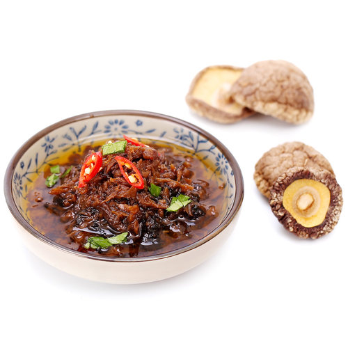 十三村原味香菇酱湖南酱菜烧烤调料拌面拌饭酱下饭菜不辣168g*6瓶 - 图0