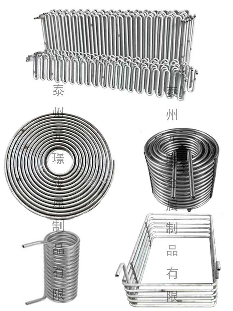 不锈钢盘管弯管加工换热器定制蒸发器定制散热盘管加工半管盘管 - 图3