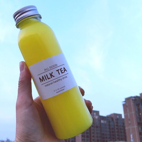 350ml400ml500ml饮料瓶塑料瓶酵素瓶果汁瓶一次性透明瓶PET瓶子 - 图0