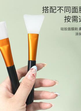 黑色硅胶面膜碗套装刷子面膜棒勺子美容院专用灌肤工具涂泥膜软膜