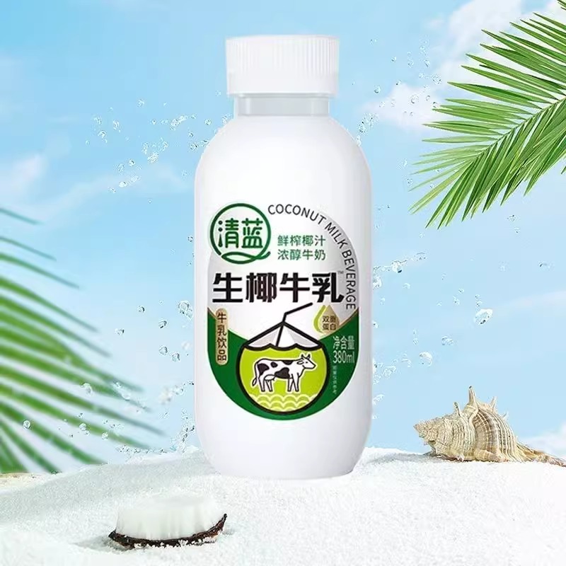 清蓝生椰牛乳鲜榨椰汁牛奶椰奶杨枝甘露植物奶蛋白饮品380ml整箱 - 图2