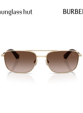 BURBERRY/博柏利【2026春夏新品】太阳镜男墨镜飞行员眼镜0BE3170