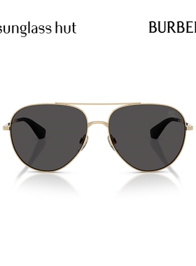 BURBERRY/博柏利【2026春夏新品】太阳眼镜男女墨镜飞行员0BE3172