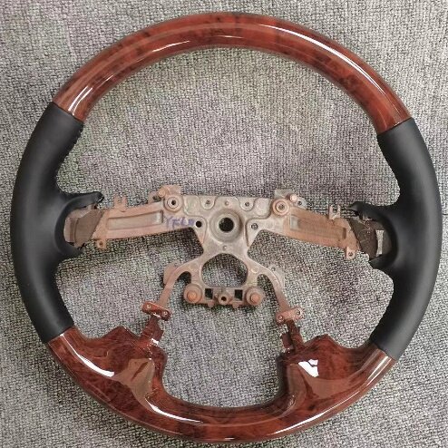 适用英菲尼迪QX60QX70桃木方向盘原厂总成个性改装桃木方向盘升级 - 图2