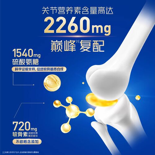 汤臣倍健健力多氨糖硫酸软骨素钙片280粒补软骨护腰腿关节疼痛 - 图1