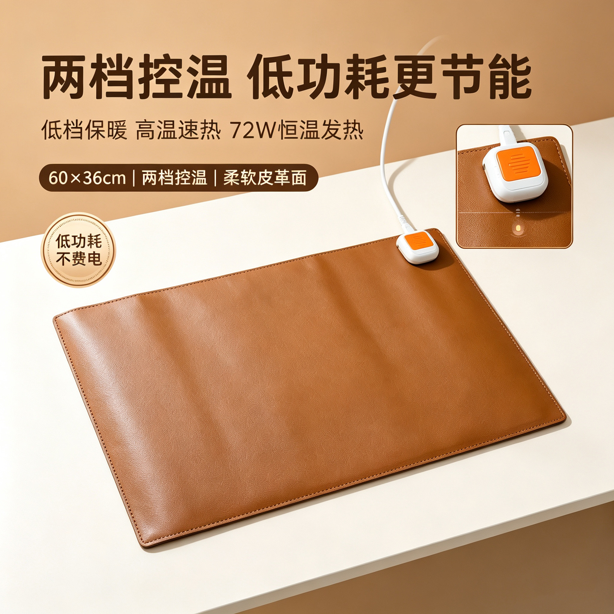 暖热桌垫学生写字暖手垫家用节能办公室办公鼠标桌面暖手垫防水