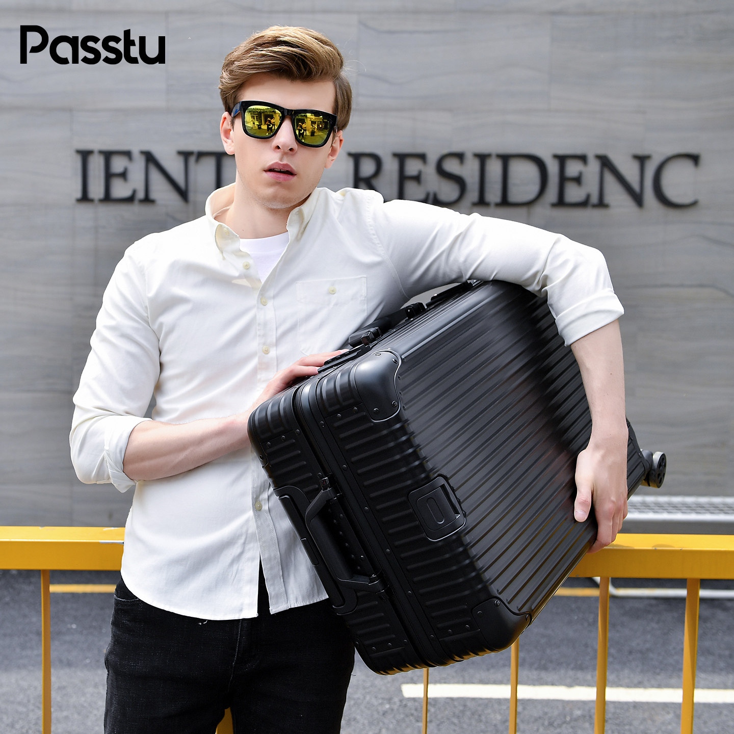 CeivlmKlain全铝镁合金拉杆箱万向轮行李箱男女密码登机旅行箱子