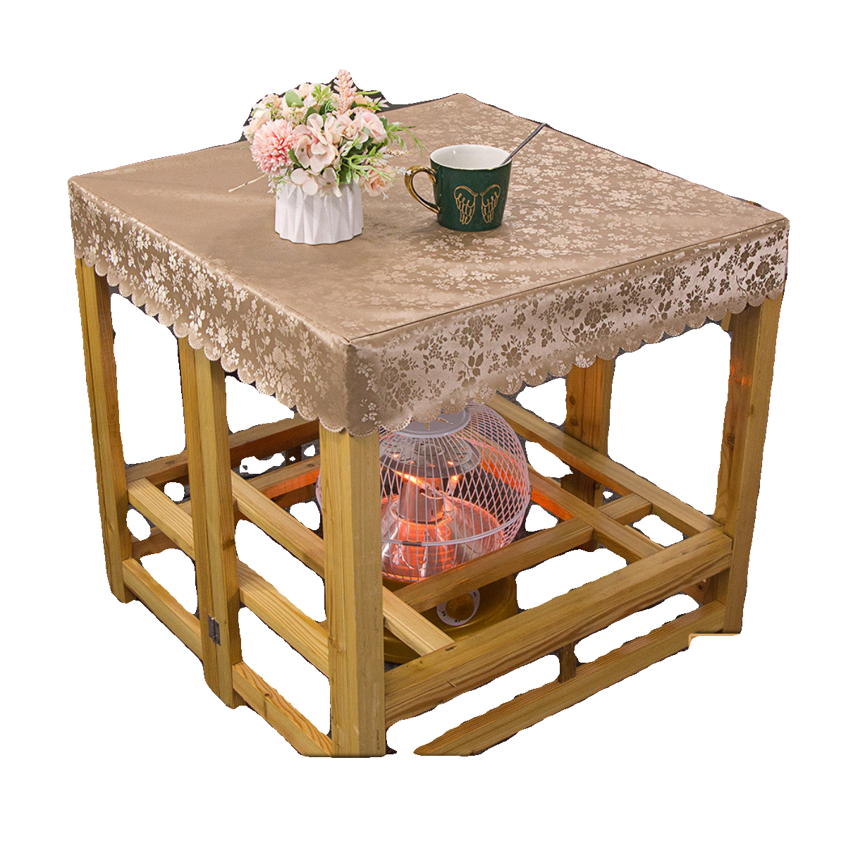 烤火桌罩电炉罩正方形防水防油防烫免洗桌布皮罩长方形茶几布罩,淘宝优惠券,粉丝福利购,淘宝优惠卷