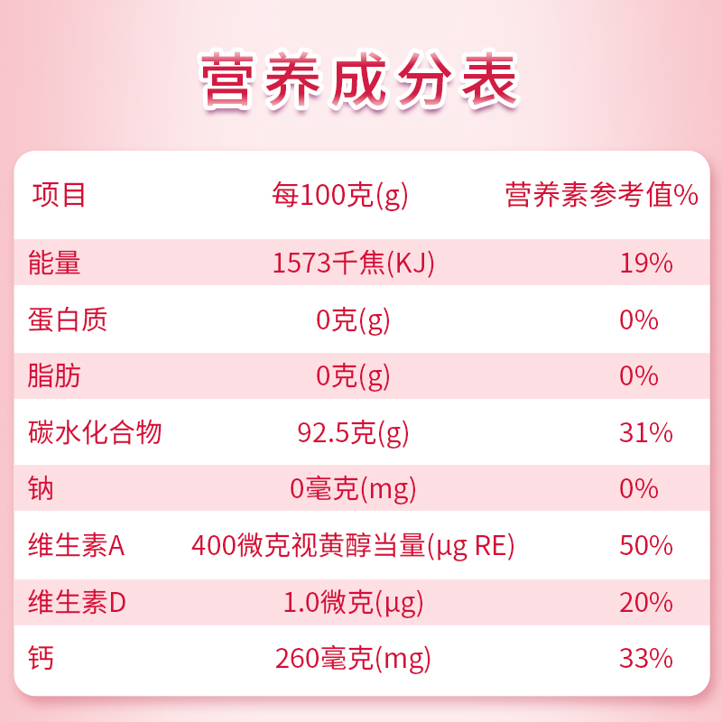 诺方洲AD钙葡萄糖500克/罐每100克钙含量260mg产品粉细腻冲饮方便 - 图0