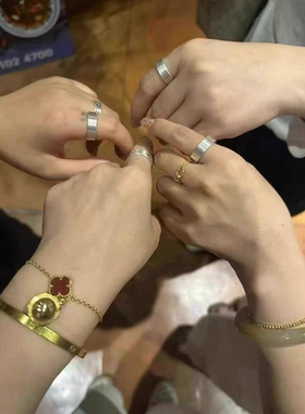 泰国特色佛牌 清迈情侣戒指全能戒活口可调节 已祝福