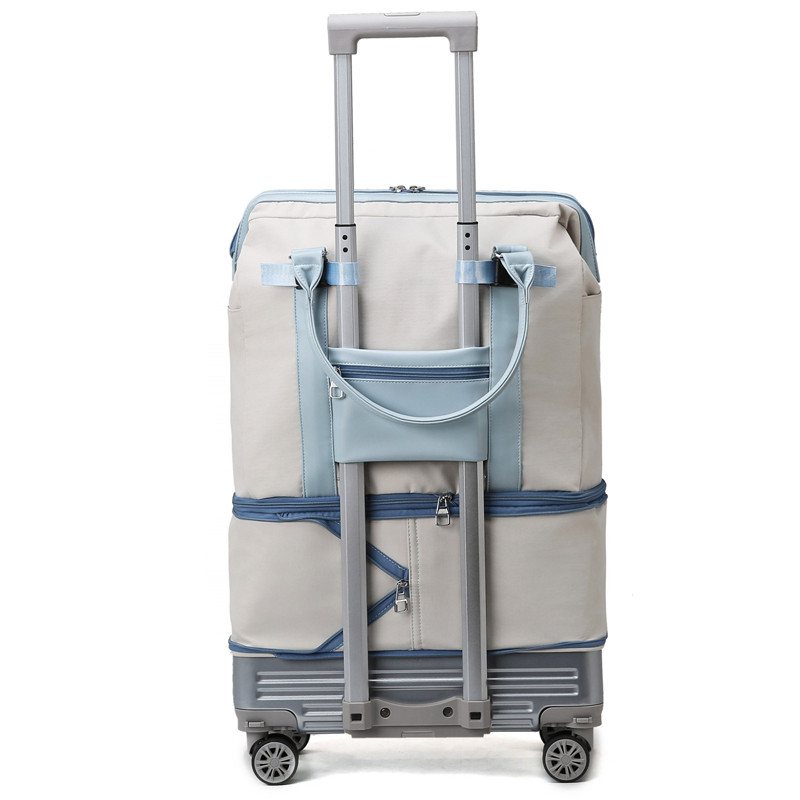 多功能行李袋万向轮旅行包可折叠行李箱轻便拉杆包大容量待产包潮,淘宝优惠券,粉丝福利购,淘宝优惠卷